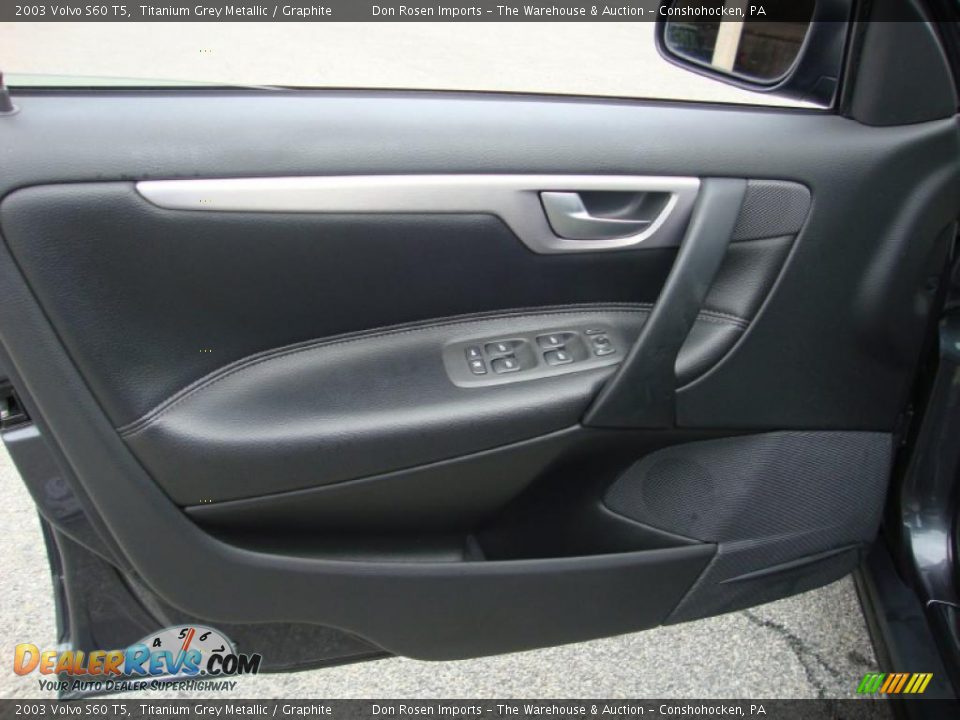 2003 Volvo S60 T5 Titanium Grey Metallic / Graphite Photo #14