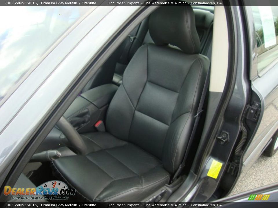 2003 Volvo S60 T5 Titanium Grey Metallic / Graphite Photo #18