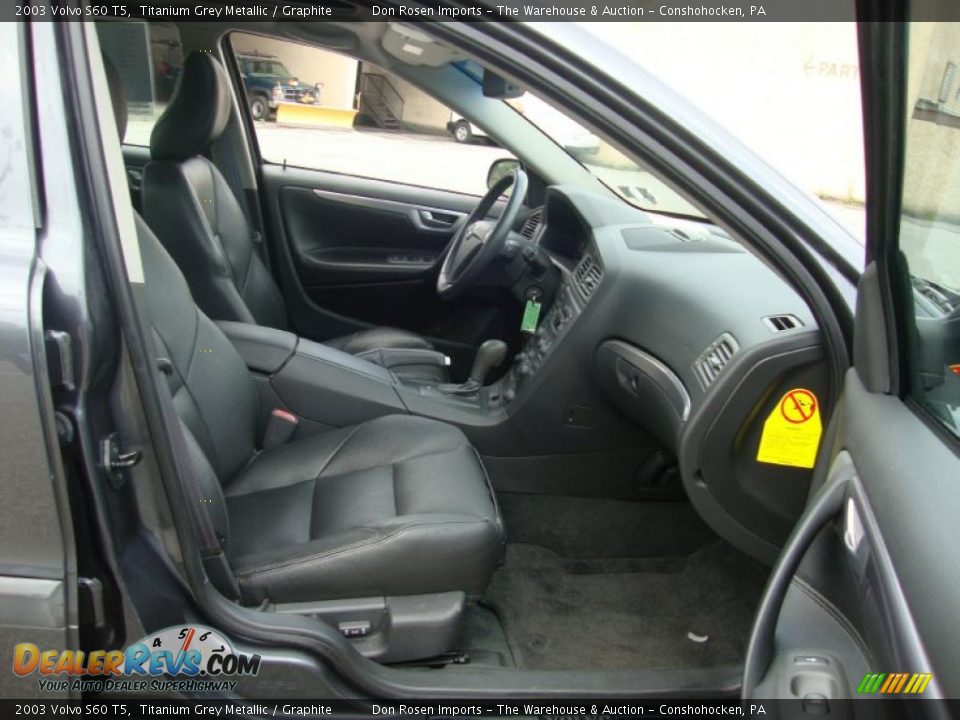2003 Volvo S60 T5 Titanium Grey Metallic / Graphite Photo #21