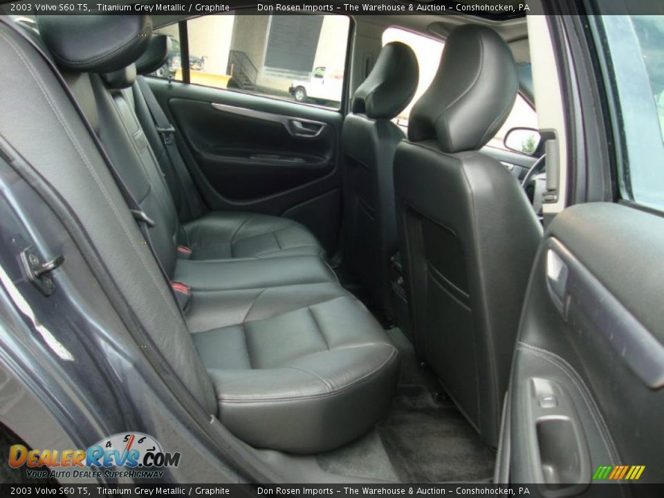 2003 Volvo S60 T5 Titanium Grey Metallic / Graphite Photo #25