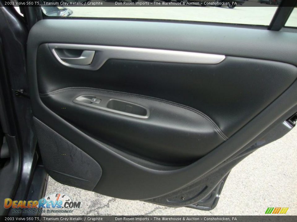 2003 Volvo S60 T5 Titanium Grey Metallic / Graphite Photo #26