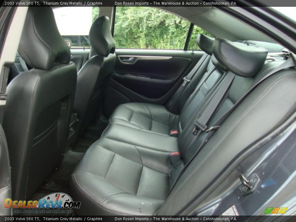 2003 Volvo S60 T5 Titanium Grey Metallic / Graphite Photo #27
