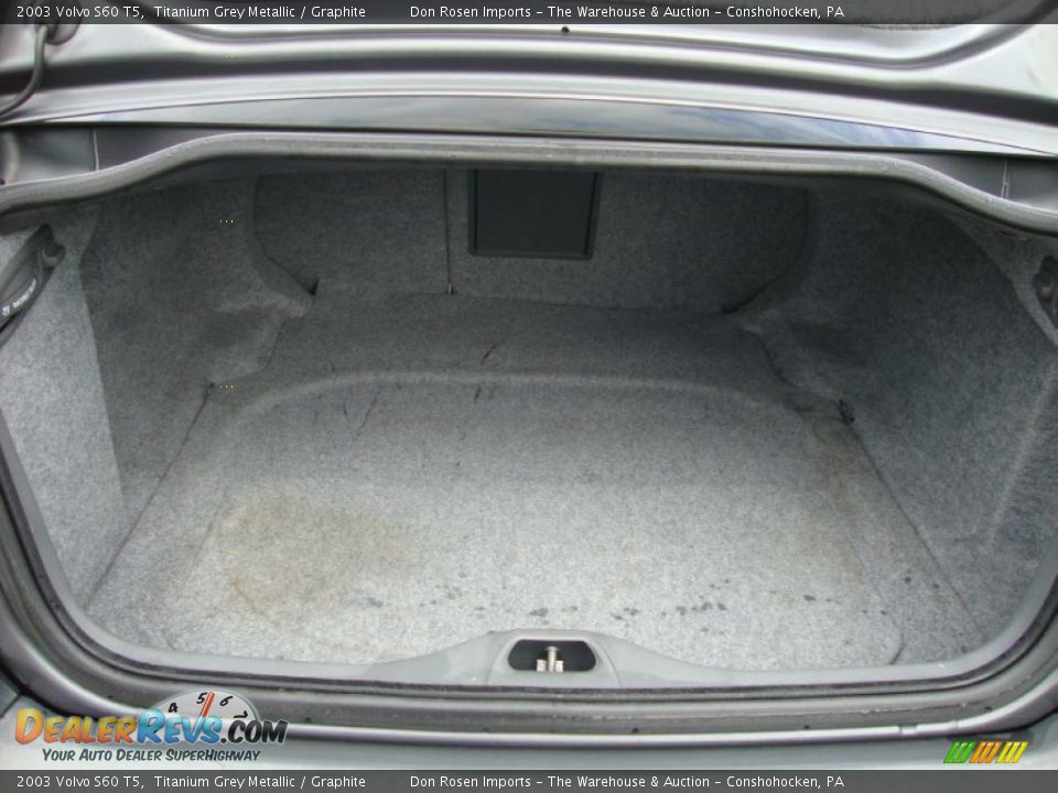 2003 Volvo S60 T5 Titanium Grey Metallic / Graphite Photo #29