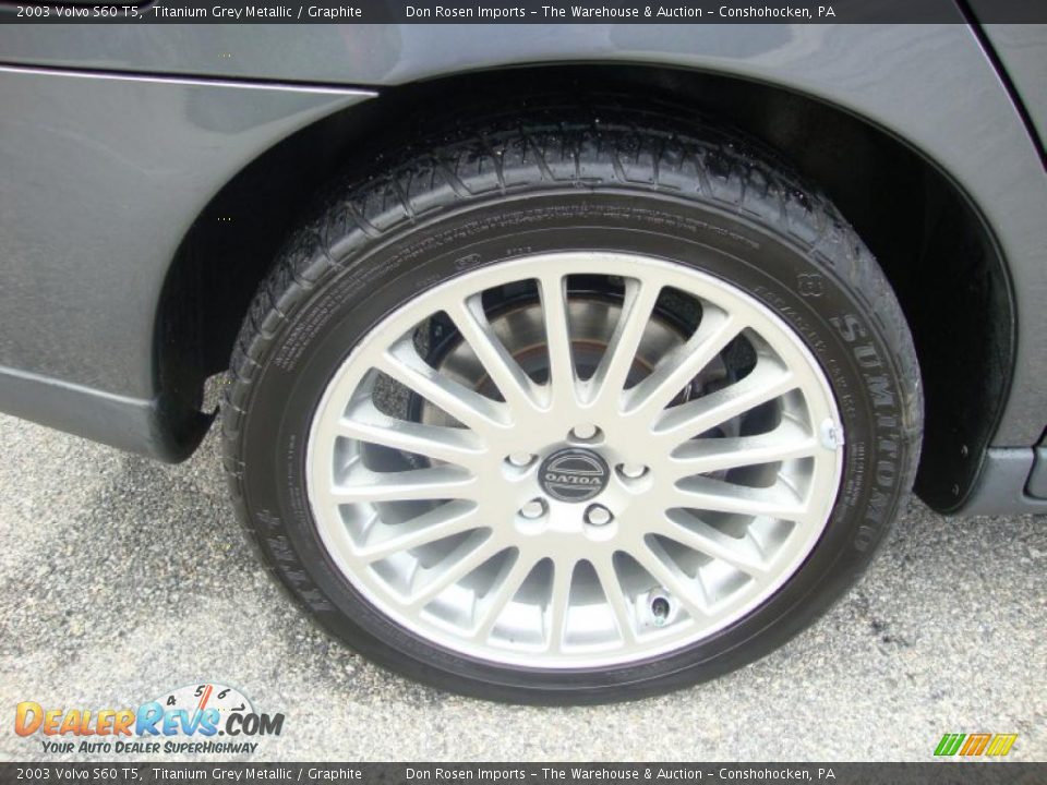 2003 Volvo S60 T5 Titanium Grey Metallic / Graphite Photo #30