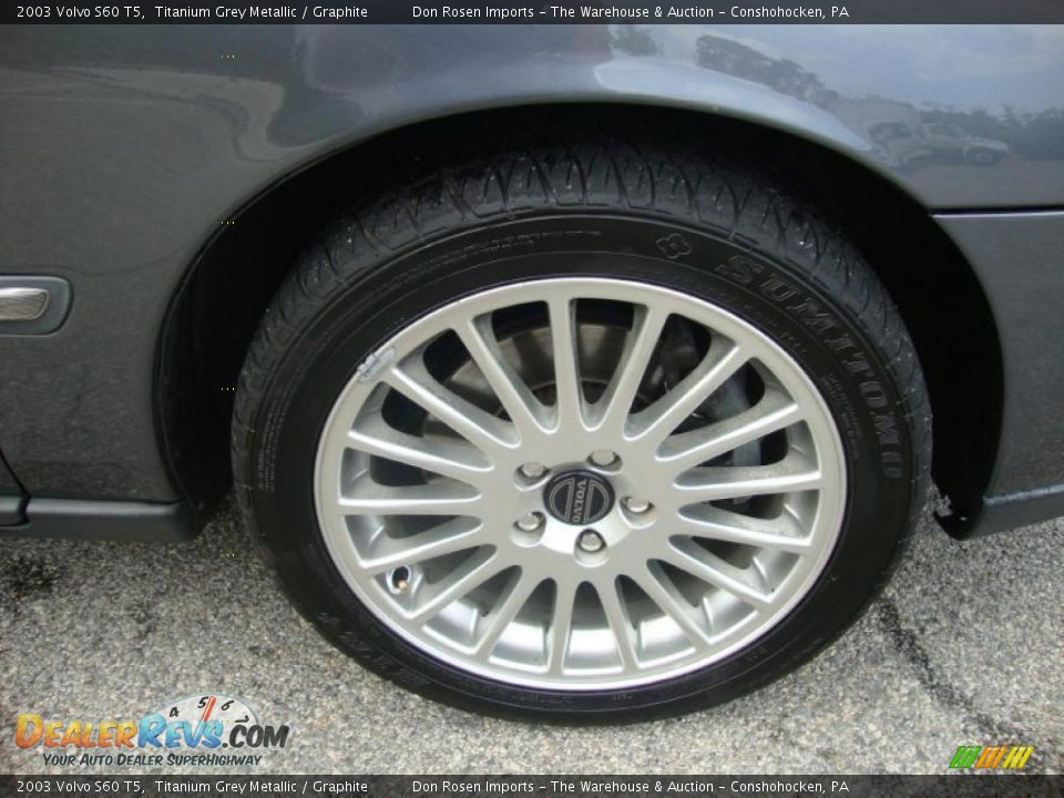 2003 Volvo S60 T5 Titanium Grey Metallic / Graphite Photo #31