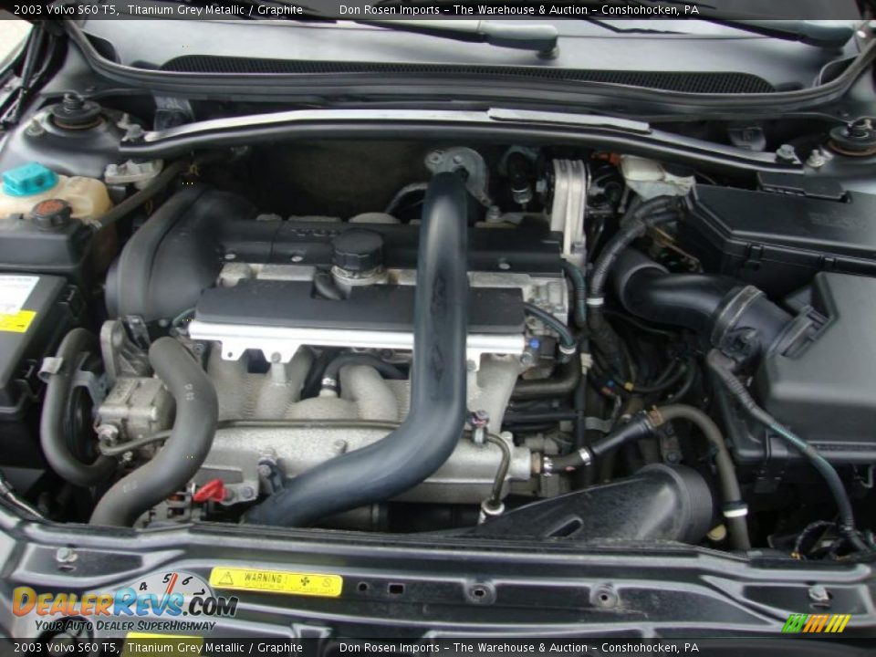 2003 Volvo S60 T5 Titanium Grey Metallic / Graphite Photo #32