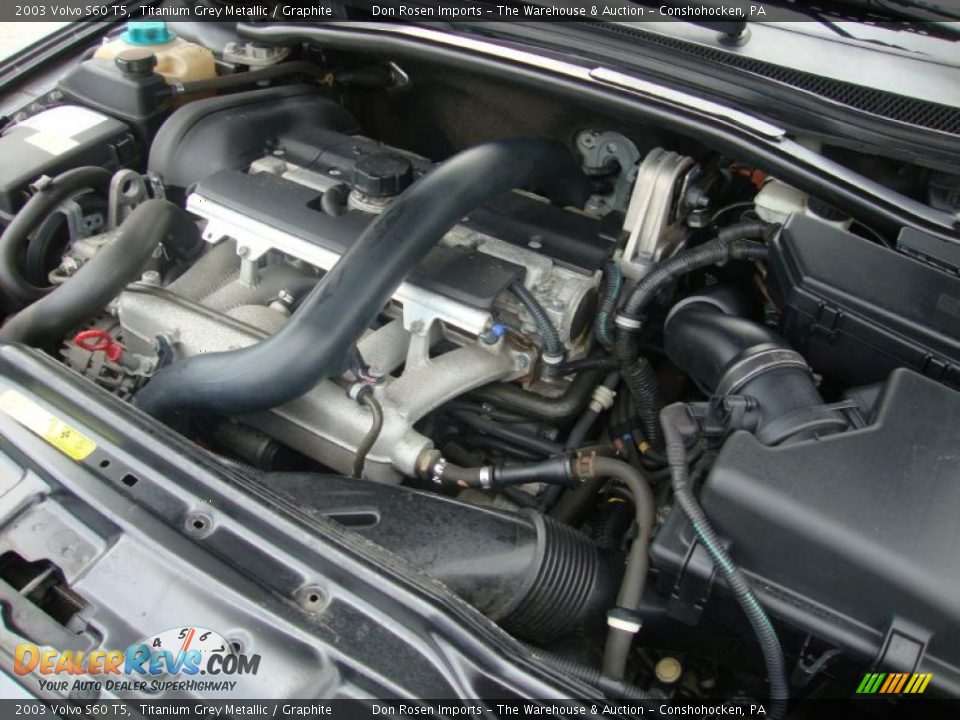 2003 Volvo S60 T5 Titanium Grey Metallic / Graphite Photo #33