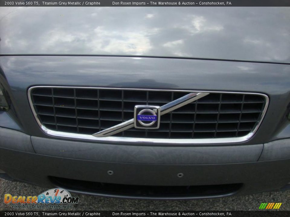 2003 Volvo S60 T5 Titanium Grey Metallic / Graphite Photo #35