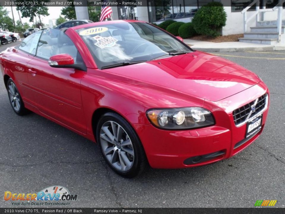 2010 Volvo C70 T5 Passion Red / Off Black Photo #1