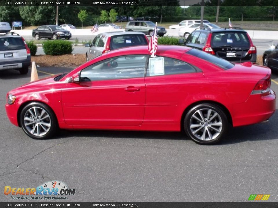 2010 Volvo C70 T5 Passion Red / Off Black Photo #14