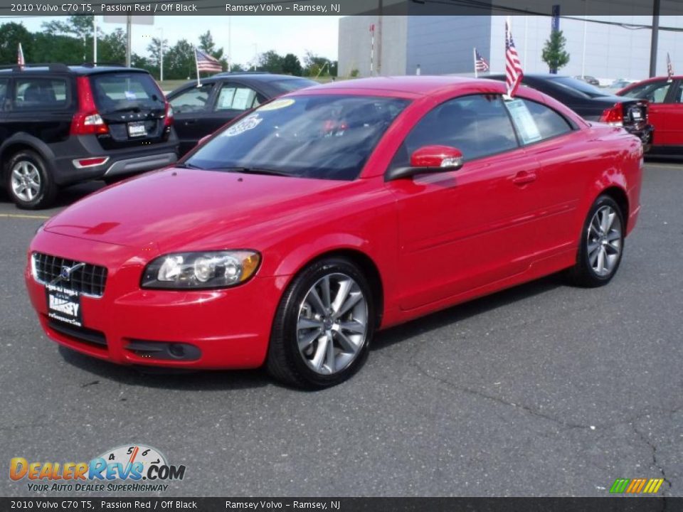 2010 Volvo C70 T5 Passion Red / Off Black Photo #15