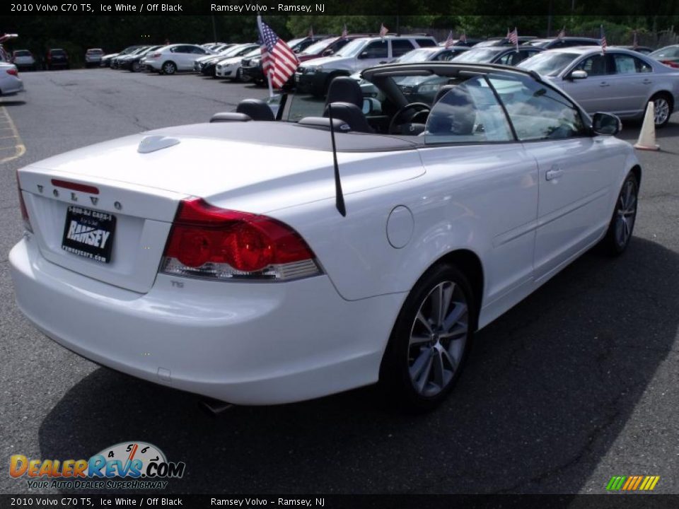 2010 Volvo C70 T5 Ice White / Off Black Photo #3