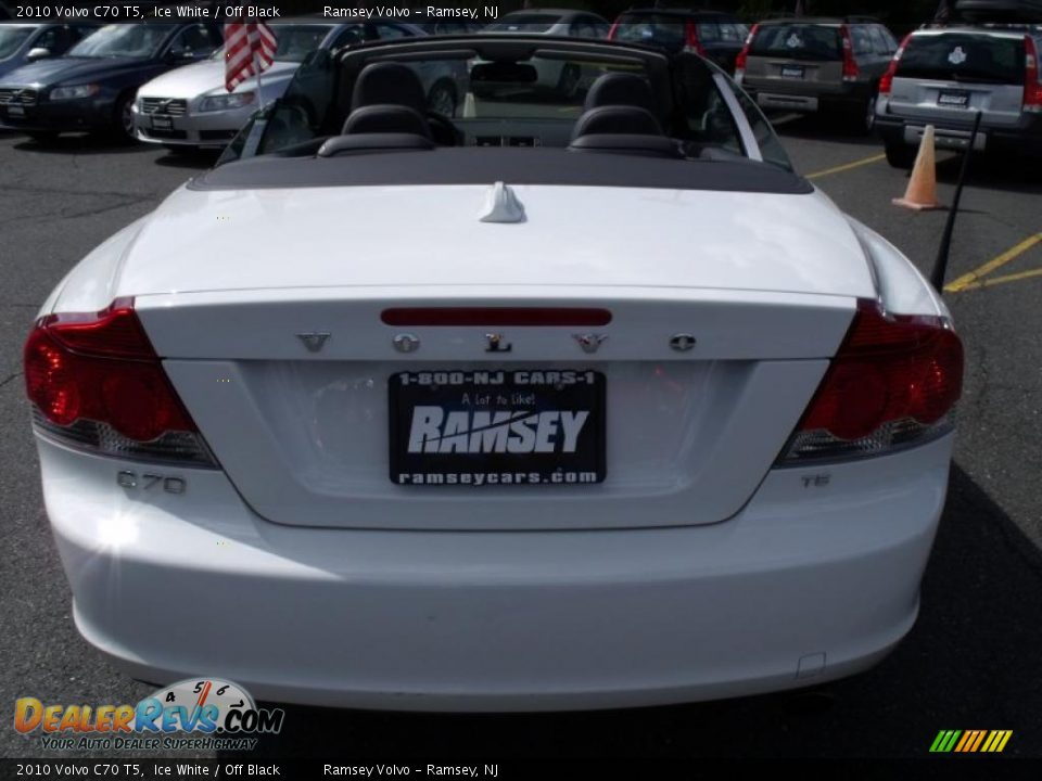 2010 Volvo C70 T5 Ice White / Off Black Photo #4