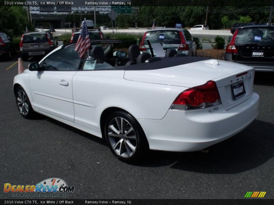 2010 Volvo C70 T5 Ice White / Off Black Photo #5