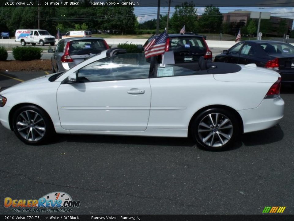 2010 Volvo C70 T5 Ice White / Off Black Photo #6