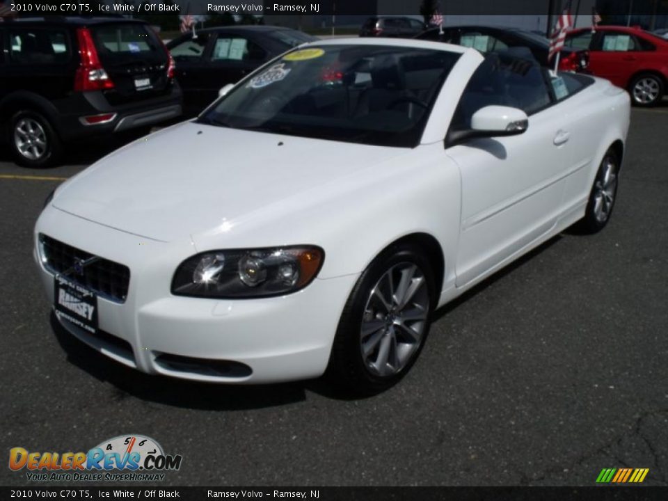 2010 Volvo C70 T5 Ice White / Off Black Photo #7