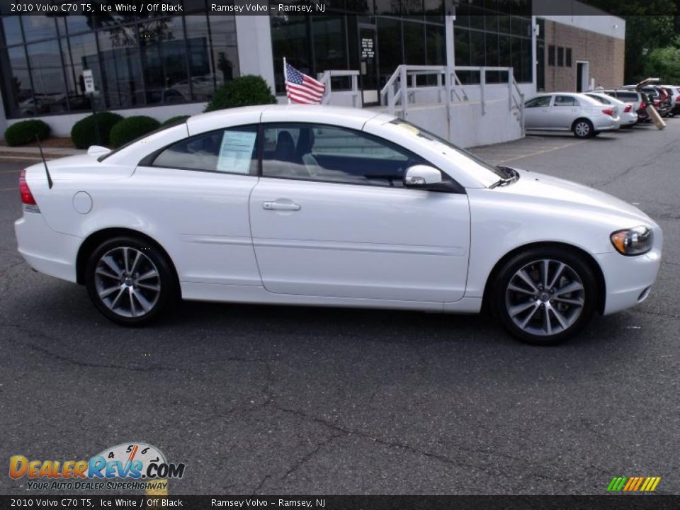 2010 Volvo C70 T5 Ice White / Off Black Photo #10