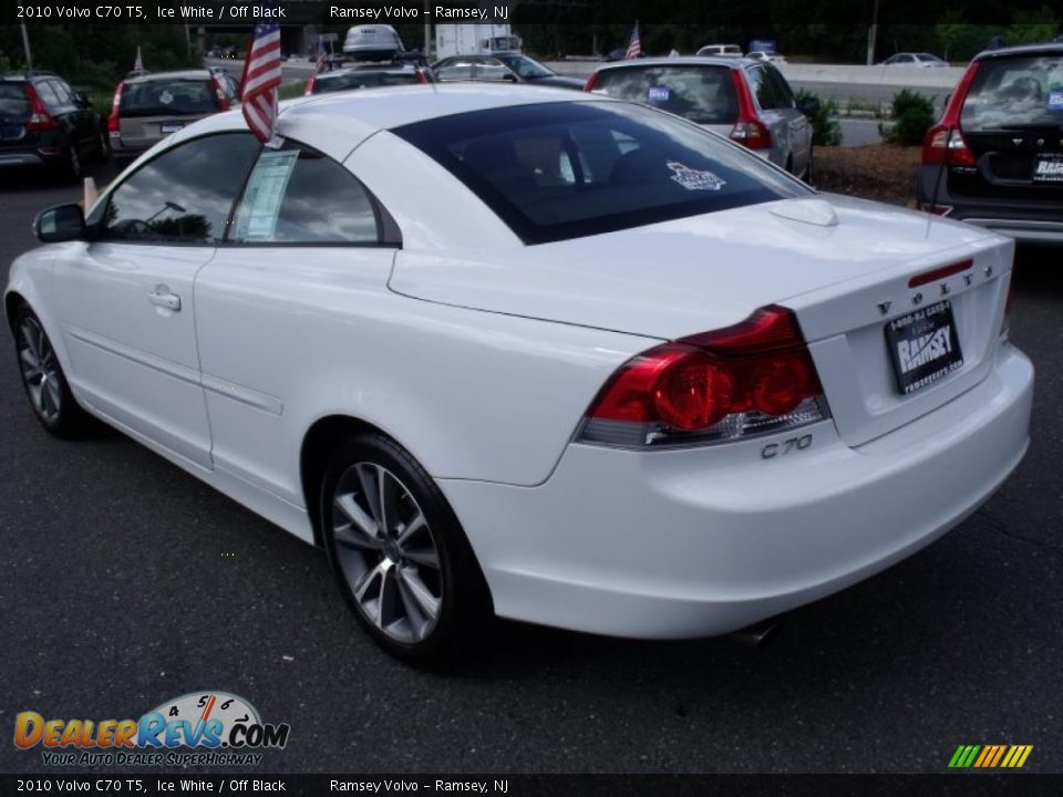 2010 Volvo C70 T5 Ice White / Off Black Photo #13