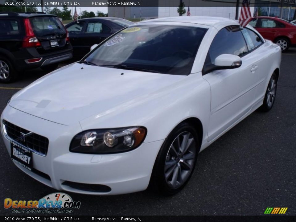 2010 Volvo C70 T5 Ice White / Off Black Photo #15