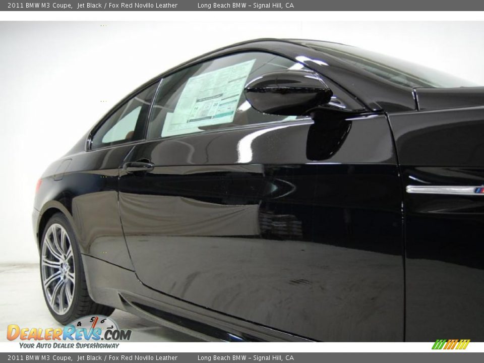 2011 BMW M3 Coupe Jet Black / Fox Red Novillo Leather Photo #4