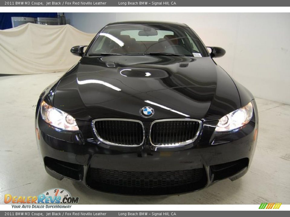 2011 BMW M3 Coupe Jet Black / Fox Red Novillo Leather Photo #5