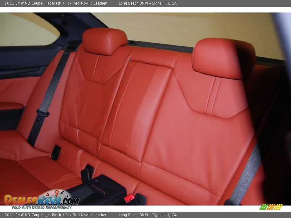 2011 BMW M3 Coupe Jet Black / Fox Red Novillo Leather Photo #18