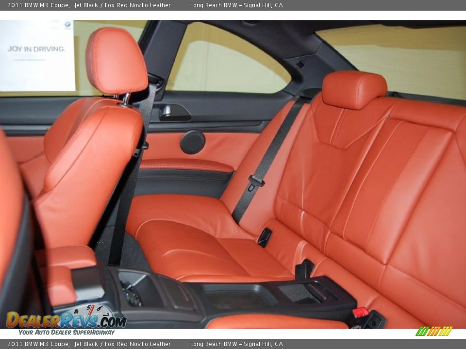 2011 BMW M3 Coupe Jet Black / Fox Red Novillo Leather Photo #19
