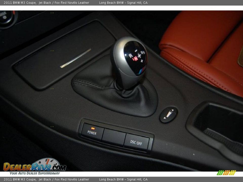 2011 BMW M3 Coupe Jet Black / Fox Red Novillo Leather Photo #24