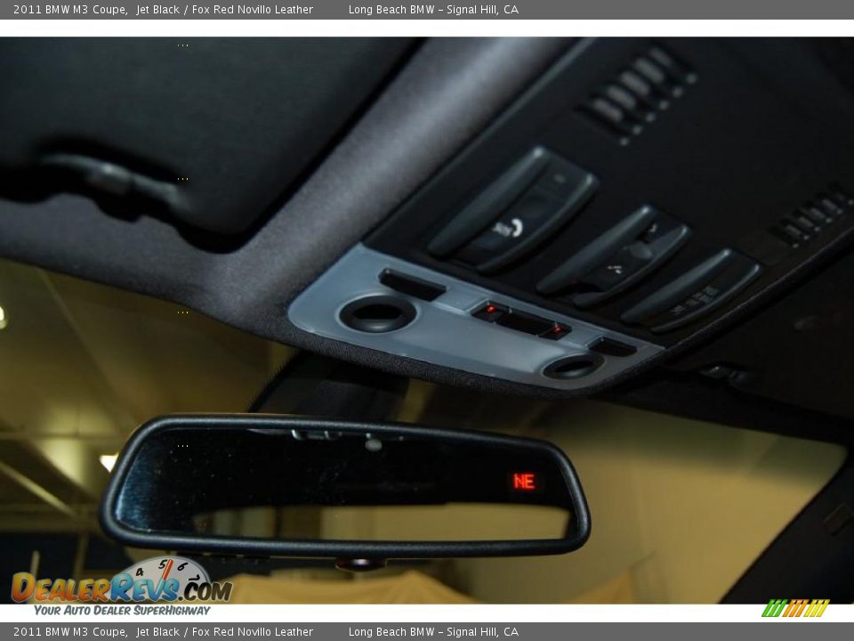 2011 BMW M3 Coupe Jet Black / Fox Red Novillo Leather Photo #26