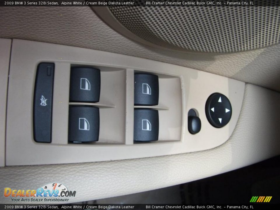 2009 BMW 3 Series 328i Sedan Alpine White / Cream Beige Dakota Leather Photo #12
