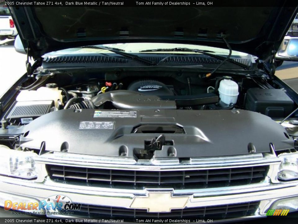 2005 Chevrolet Tahoe Z71 4x4 Dark Blue Metallic / Tan/Neutral Photo #21