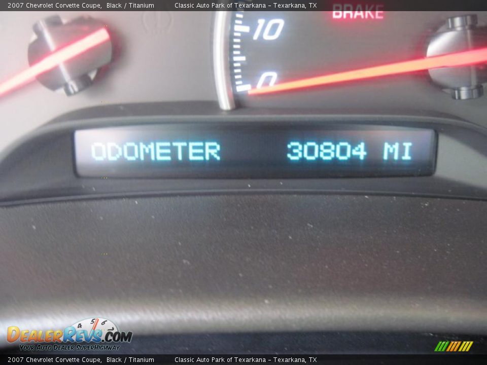 2007 Chevrolet Corvette Coupe Black / Titanium Photo #8