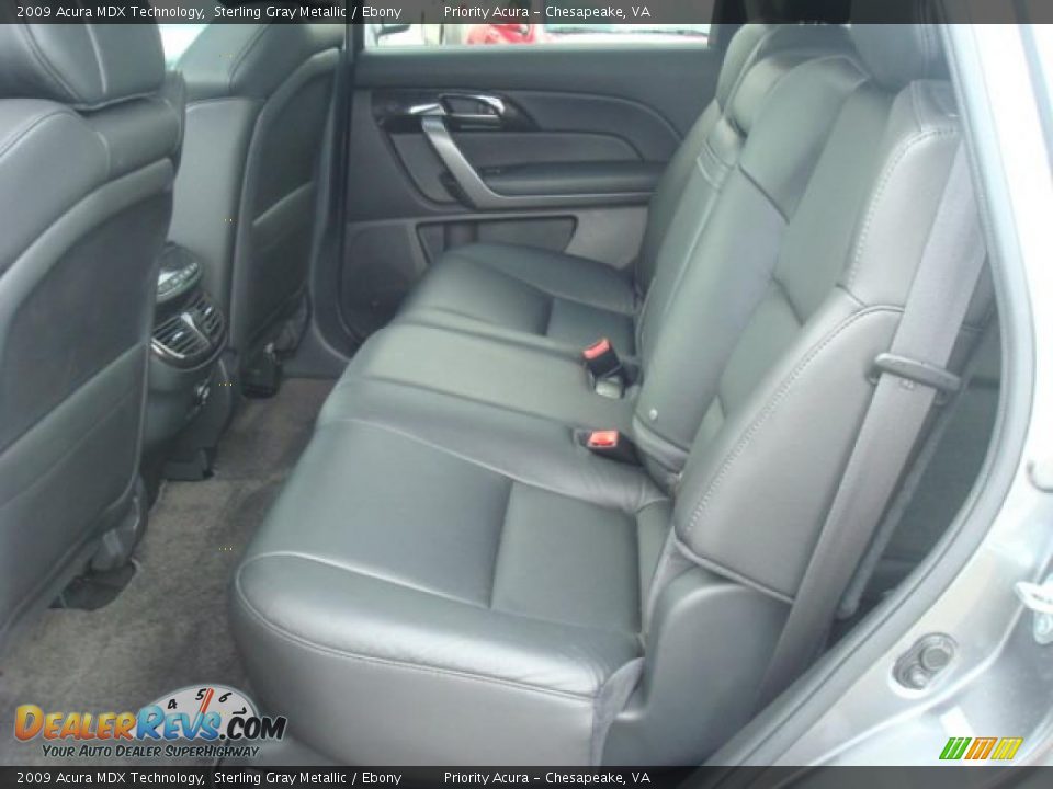 2009 Acura MDX Technology Sterling Gray Metallic / Ebony Photo #11
