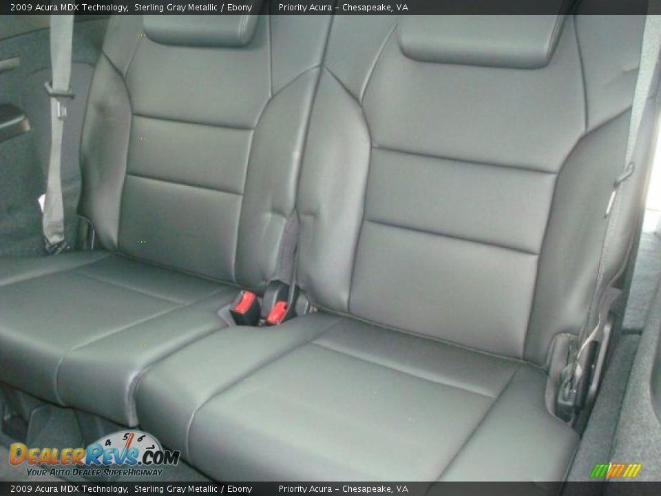 2009 Acura MDX Technology Sterling Gray Metallic / Ebony Photo #12