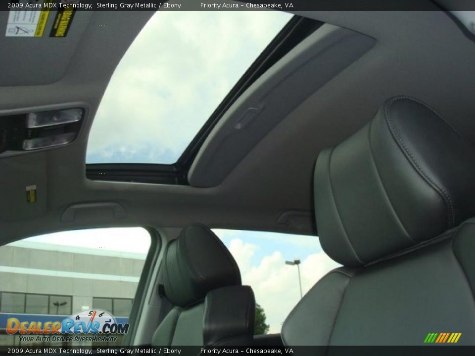 2009 Acura MDX Technology Sterling Gray Metallic / Ebony Photo #15