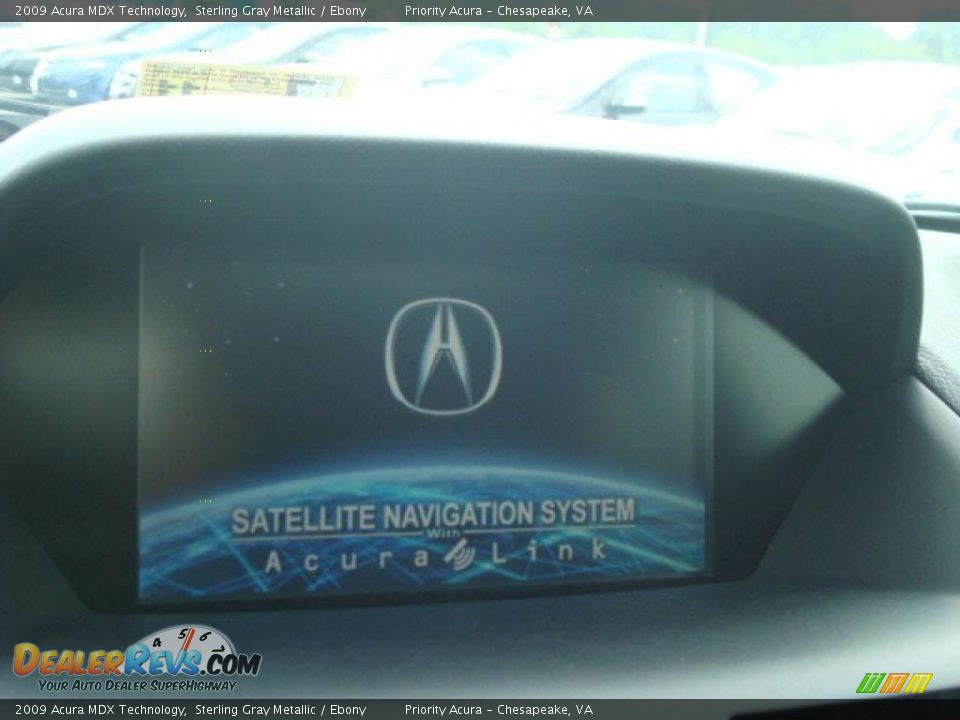 2009 Acura MDX Technology Sterling Gray Metallic / Ebony Photo #17