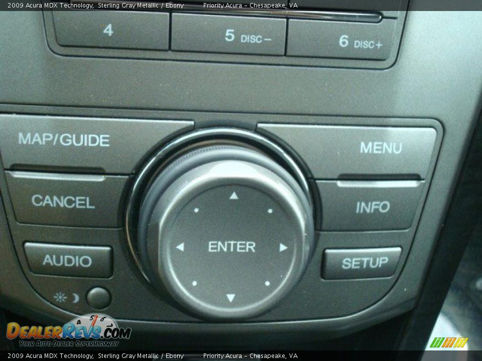 2009 Acura MDX Technology Sterling Gray Metallic / Ebony Photo #23