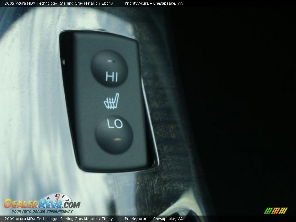 2009 Acura MDX Technology Sterling Gray Metallic / Ebony Photo #24