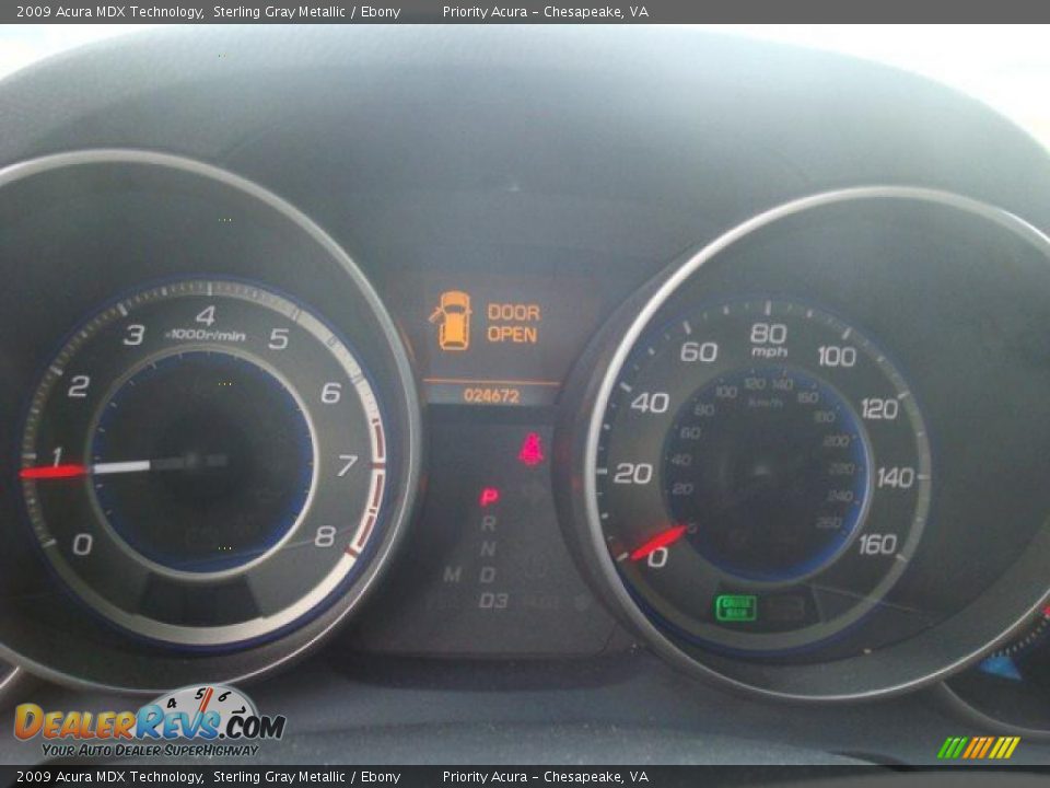 2009 Acura MDX Technology Sterling Gray Metallic / Ebony Photo #27