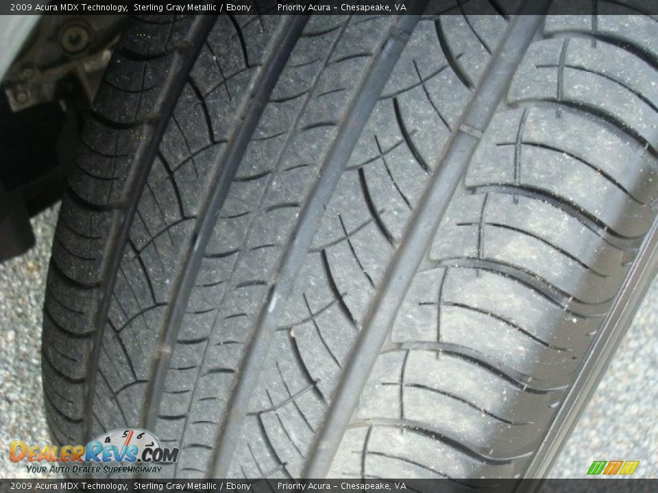 2009 Acura MDX Technology Sterling Gray Metallic / Ebony Photo #29