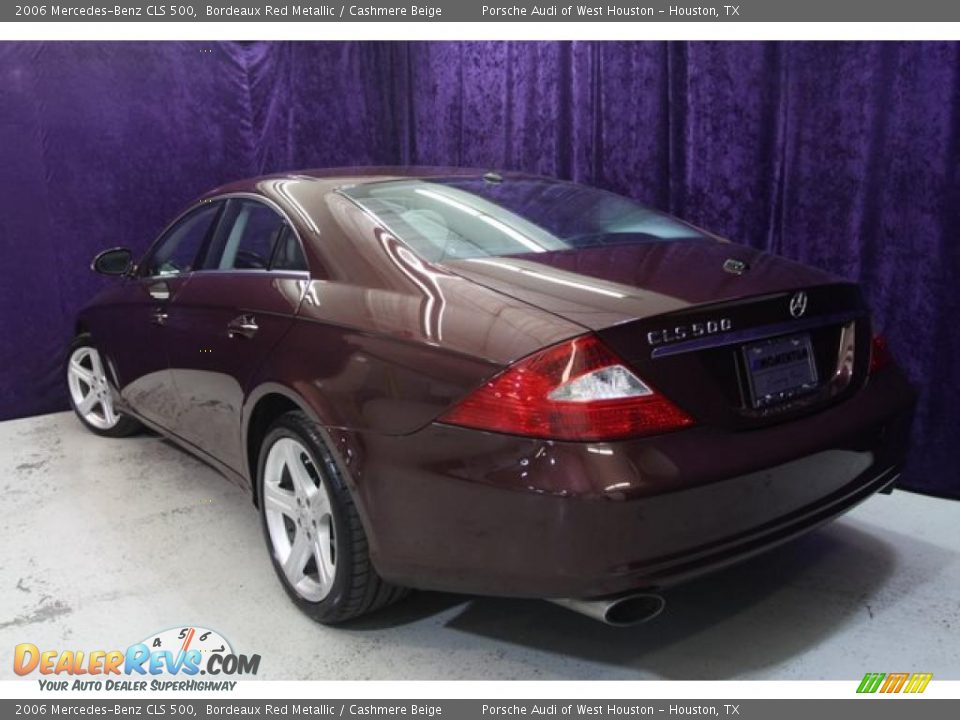 2006 Mercedes-Benz CLS 500 Bordeaux Red Metallic / Cashmere Beige Photo #3