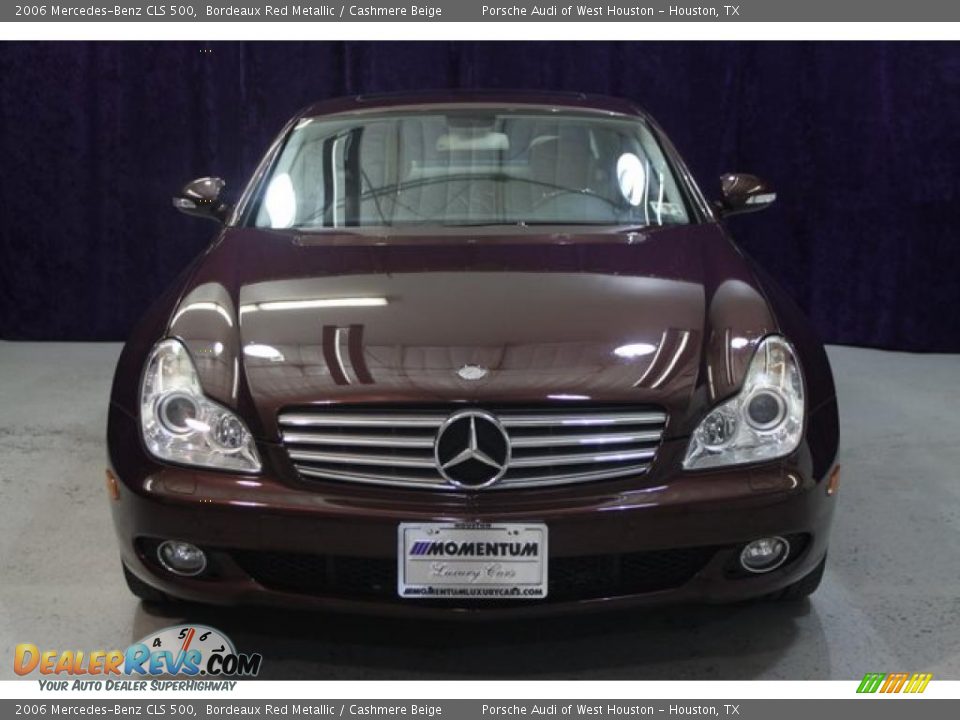 2006 Mercedes-Benz CLS 500 Bordeaux Red Metallic / Cashmere Beige Photo #4