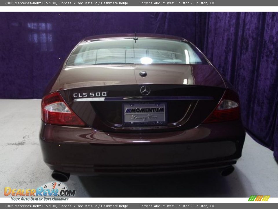 2006 Mercedes-Benz CLS 500 Bordeaux Red Metallic / Cashmere Beige Photo #11