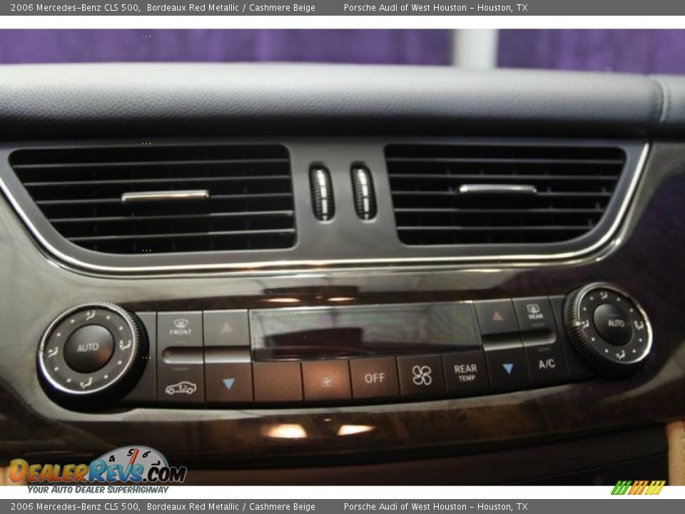 2006 Mercedes-Benz CLS 500 Bordeaux Red Metallic / Cashmere Beige Photo #14
