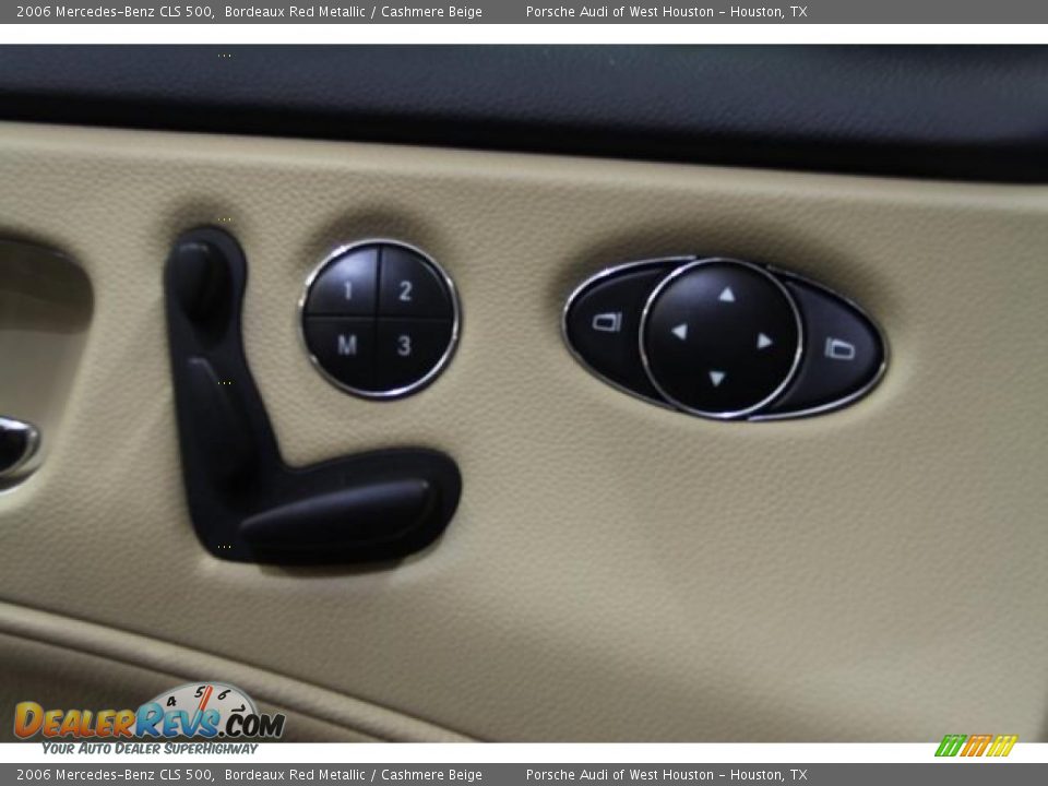 2006 Mercedes-Benz CLS 500 Bordeaux Red Metallic / Cashmere Beige Photo #15