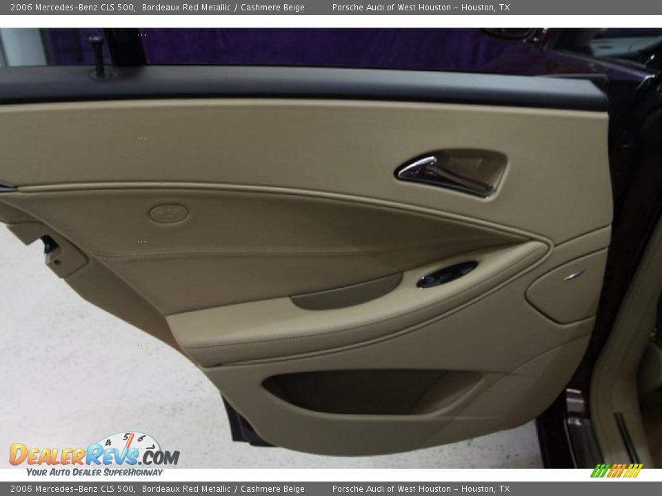 2006 Mercedes-Benz CLS 500 Bordeaux Red Metallic / Cashmere Beige Photo #22