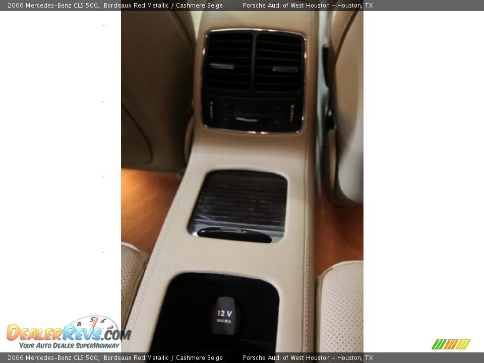 2006 Mercedes-Benz CLS 500 Bordeaux Red Metallic / Cashmere Beige Photo #29