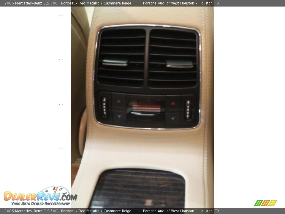 2006 Mercedes-Benz CLS 500 Bordeaux Red Metallic / Cashmere Beige Photo #30