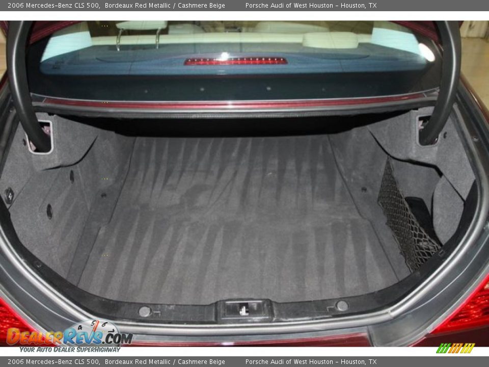 2006 Mercedes-Benz CLS 500 Bordeaux Red Metallic / Cashmere Beige Photo #35