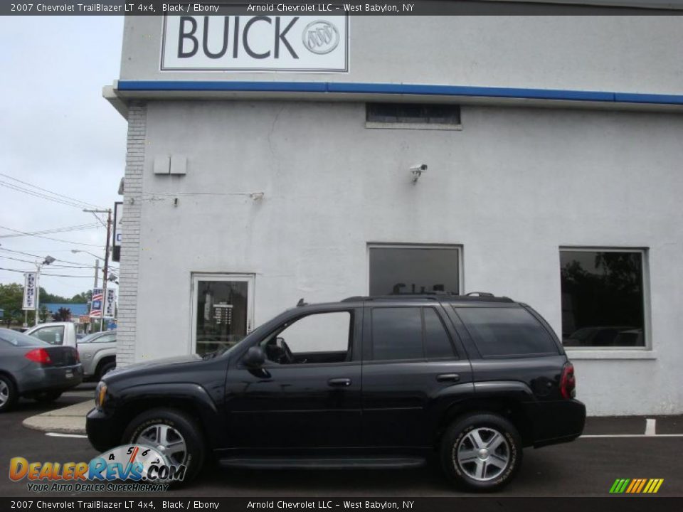 2007 Chevrolet TrailBlazer LT 4x4 Black / Ebony Photo #3